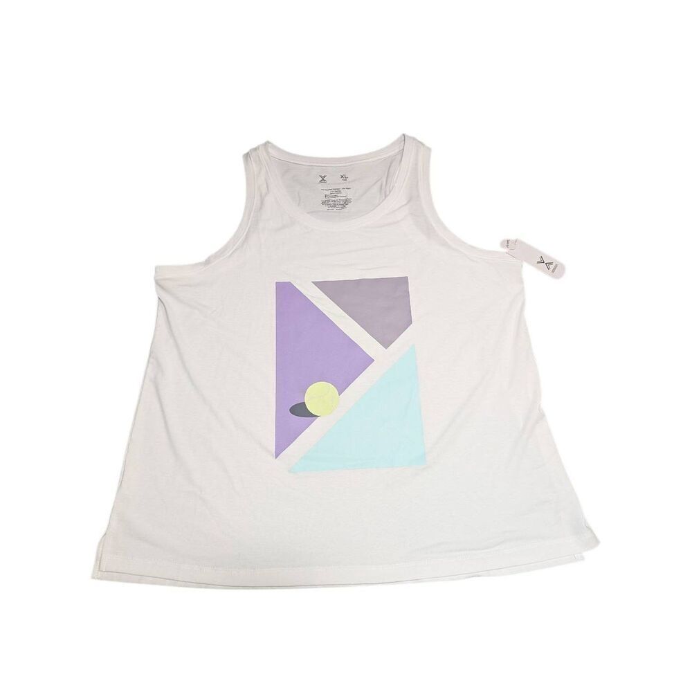 Xersion Women's Round Neck Sleeveless Graphic Tank Top Women's XL